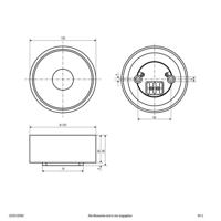 EVN DD20120902 DD20120902 LED-plafondlamp LED Zwart