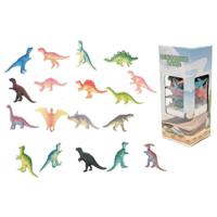 Dinosaurussen speelgoed figuren - set 18x - van 6 cm - Speelgoed dino dieren