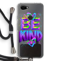 Be Kind: Pixel 3a Transparant Hoesje met koord