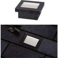 Paulmann 94578 Domenic Inbouwlamp op zonne-energie Energielabel: G (A - G) 0.1 W Warmwit Zwart