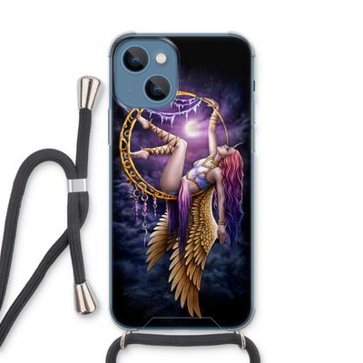 Aerial Angel: iPhone 13 Transparant Hoesje met koord