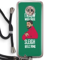 Sleigh Bells Ring: Motorola Moto G6 Transparant Hoesje met koord
