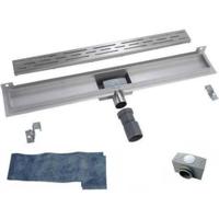 Douchegoot Xellanz Eco | 70 cm | Met muurflens en rooster | RVS