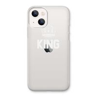 King zwart: iPhone 13 Transparant Hoesje
