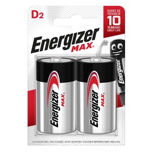Alkaline Batterij D 1.5 V Max 2-Blister