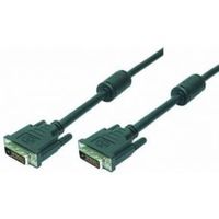 LogiLink 2m DVI-D DVI kabel Zwart - thumbnail