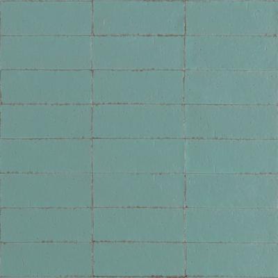 Ragno Glace RAEY Wandtegel 075X200 Turchese 9mm Glans