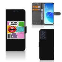 OPPO Reno 6 Pro Plus 5G | Wallet Case | met Pasjes | Popart Princess