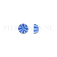Balletje 1.6 mm acryl halve strandbal blauw