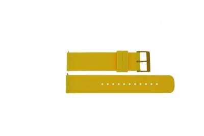 Horlogeband Skagen SKW6557 Silicoon Geel 20mm