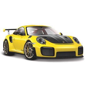 Modelauto Porsche 911 GT2 RS Special Edition geel/zwart 1:24