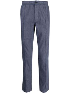 Michael Kors pantalon à pinces en coton mélangé - Bleu