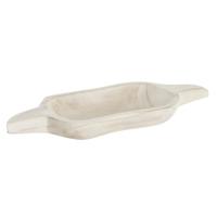 Snackdienblad DKD Home Decor Lichtbruin Natuurlijk Tropisch 38 x 15 x 4 cm