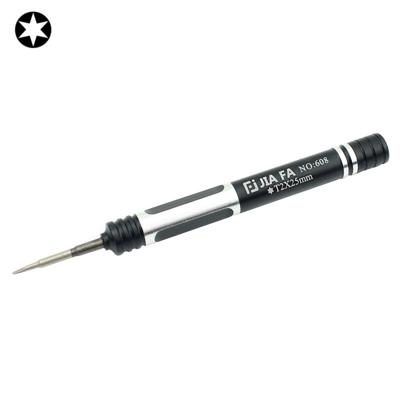 JIAFA JF-608-T2 Torx T2 GSM reparatie schroevendraaier (zwart)