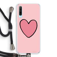 Hartje: Huawei P Smart Pro Transparant Hoesje met koord
