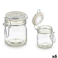 Glazen pot Vivalto Transparant 150 ml (6 Stuks)