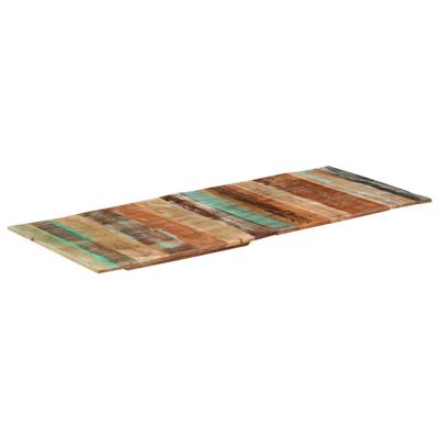 Tafelblad rechthoekig 15-16 mm 60x140cm massief gerecycled hout