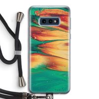 Green Inferno: Samsung Galaxy S10e Transparant Hoesje met koord Green Inferno: Samsung Galaxy S10e Transparant Hoesje met koord