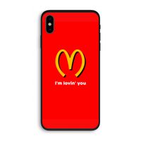 I'm lovin' you: iPhone X Biologisch afbreekbaar hoesje