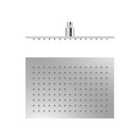 Hoofddouche Tres Selection | 22x32 cm | Rechthoek | Chroom