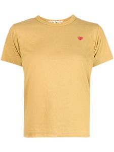 Comme Des Garçons Play t-shirt à patch cœur - Jaune