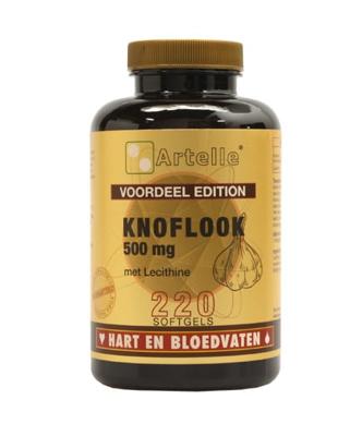 Artelle Knoflook 500mg + 250mg lecithine 220 Softgels Artelle Knoflook 500mg + 250mg lecithine 220 Softgels
