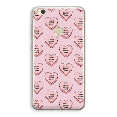 Chicks before dicks: Huawei Ascend P8 Lite (2017) Transparant Hoesje