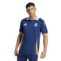 adidas Real Madrid Trainingsshirt 2024-2025 Donkerblauw Oranje Lichtblauw