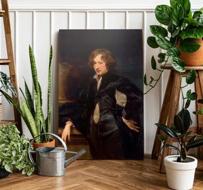Van Dyck's zelfportret Canvas schilderij