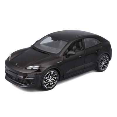 Bburago Modelauto - Porsche Macan - zwart - 19 x 8 x 5 cm - speelgoedauto
