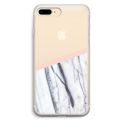 A touch of peach: iPhone 7 Plus Transparant Hoesje