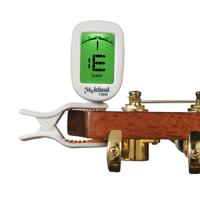 Gitaar Tuner Clip op-nauwkeurige chromatische akoestische gitaar bas Banjo viool Ukulele Tuner(White)