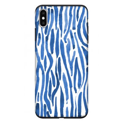 Blauwe nerven: iPhone XS Max Tough Case