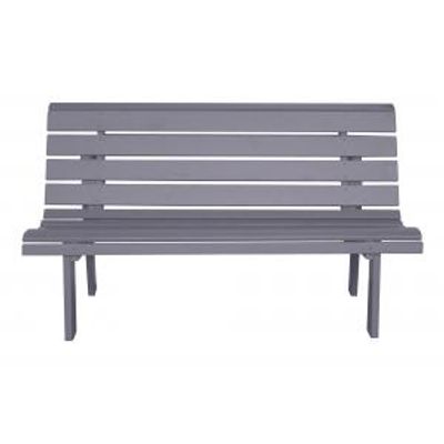 Granny 2-zits houten tuinbank grijs
