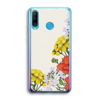 Wilde bloemen: Huawei P30 Lite Transparant Hoesje