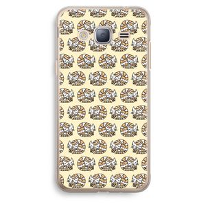 Slapende poes: Samsung Galaxy J3 (2016) Transparant Hoesje