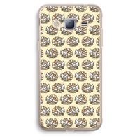 Slapende poes: Samsung Galaxy J3 (2016) Transparant Hoesje