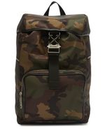 Off-White sac à dos Arrows Tuc à imprimé camouflage - Marron