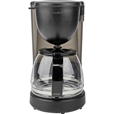Nedis KACM150EBK Koffiezetapparaat Zwart Glazen kan, Warmhoudfunctie
