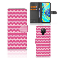 Xiaomi Redmi Note 9 Pro | Note 9S Telefoon Hoesje Waves Pink