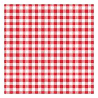 30x servetten rood met wit 33 x 33 cm   - - thumbnail