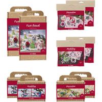 Creativ Company Introductiepakket, kersthobby&apos;s voor kinderen, 10 doos/ 1 doos