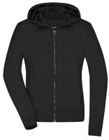 James & Nicholson JN1145 Ladies´ Hooded Softshell Jacket - /Black/Black - XL