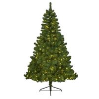 Kunst kerstboom Imperial Pine met verlichting 180 cm - thumbnail