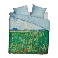 Beddinghouse x Van Gogh dekbedovertrek Field with Poppies - Groen - Lits-jumeaux XL 260x200/220 cm