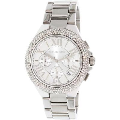 Michael Kors Mk5634 unisex horloge chronograaf zilveren wijzerplaat quartz 43 mm analoog