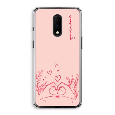 Love is in the air: OnePlus 7 Transparant Hoesje