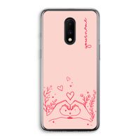 Love is in the air: OnePlus 7 Transparant Hoesje