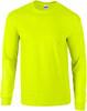 Gildan G2400 Ultra Cotton™ Long Sleeve T-Shirt - Safety Green - XXL