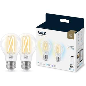 WiZ Filamentlamp transparant 60 W A60 E27 x2